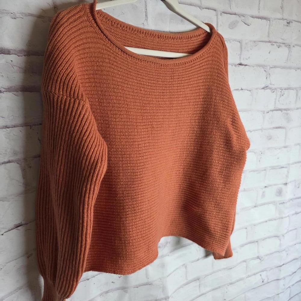 Orange Boxy Sweater - Picture 2 of 3